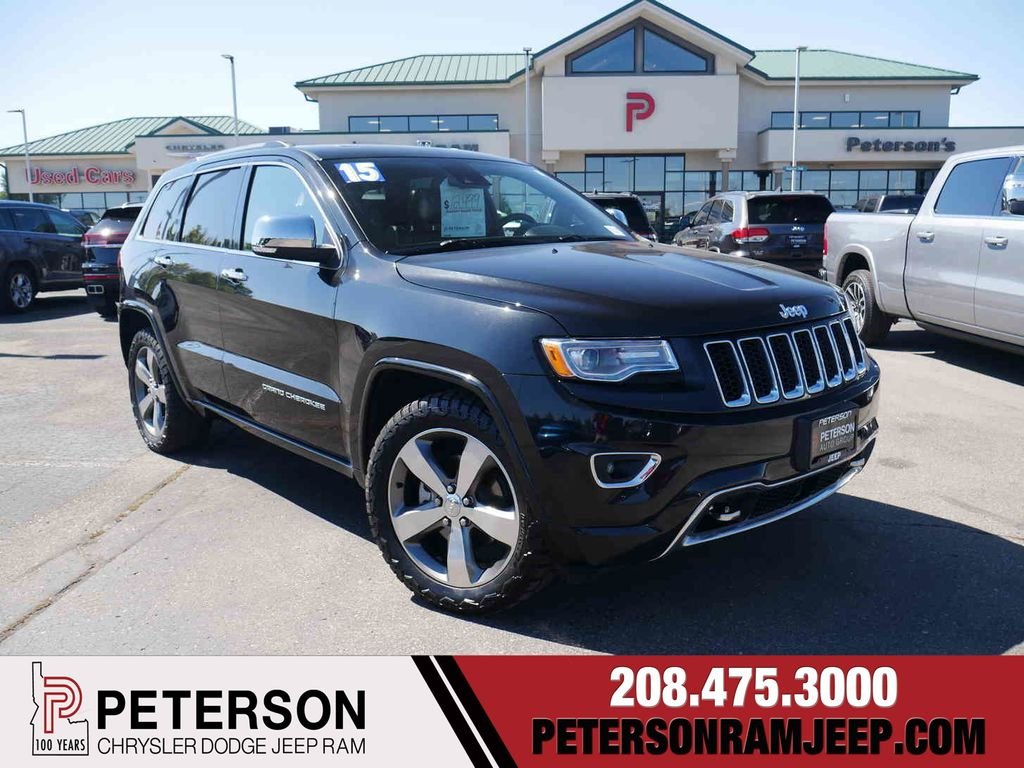Used 2015 Black Jeep Overland image 1
