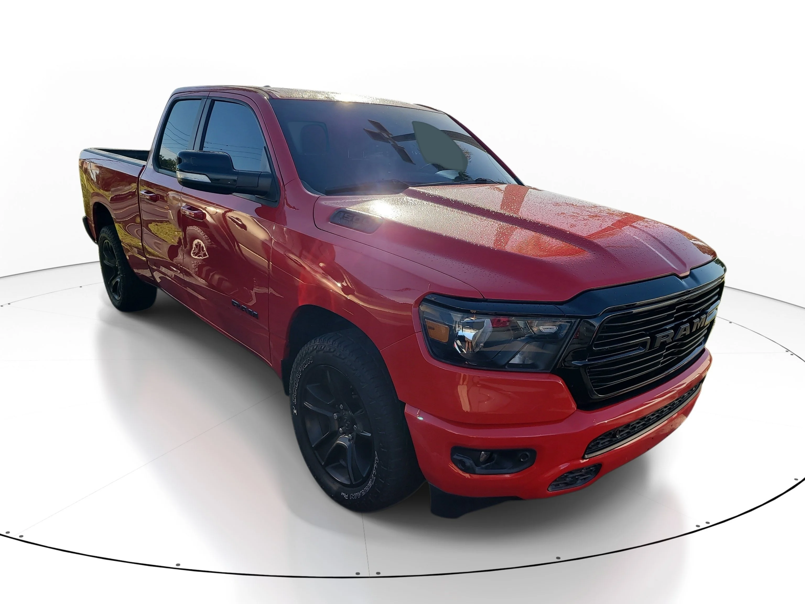 Used 2021 Flame Red Clearcoat Ram Big Horn image 1