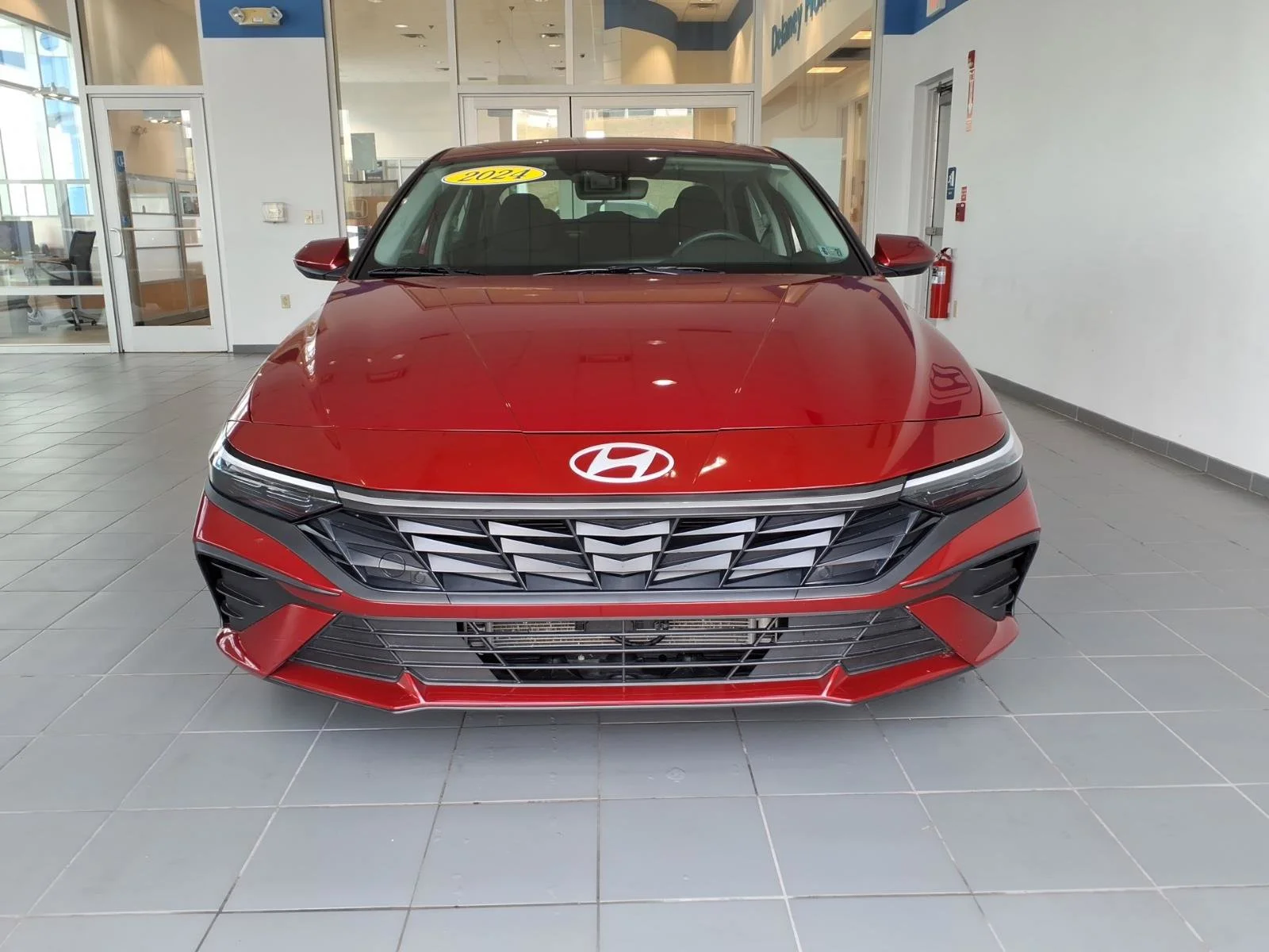 Used 2025 Ultimate Red Hyundai Blue image 2