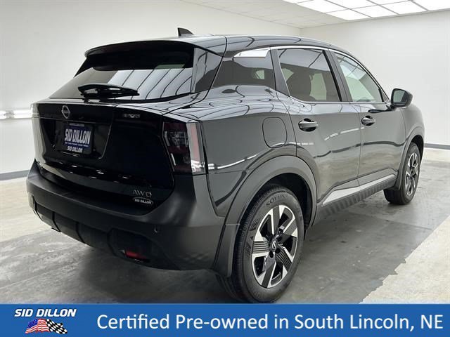 Certified Used 2025 Super Black Nissan SV image 4