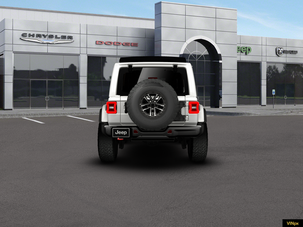 New 2026 Bright White Clear-Coat Exterior Paint Jeep Rubicon X image 5