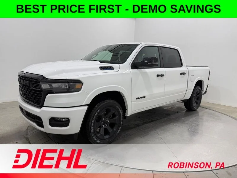 New 2026 Bright White Clear-Coat Exterior Paint RAM Big Horn/Lone Star image 3