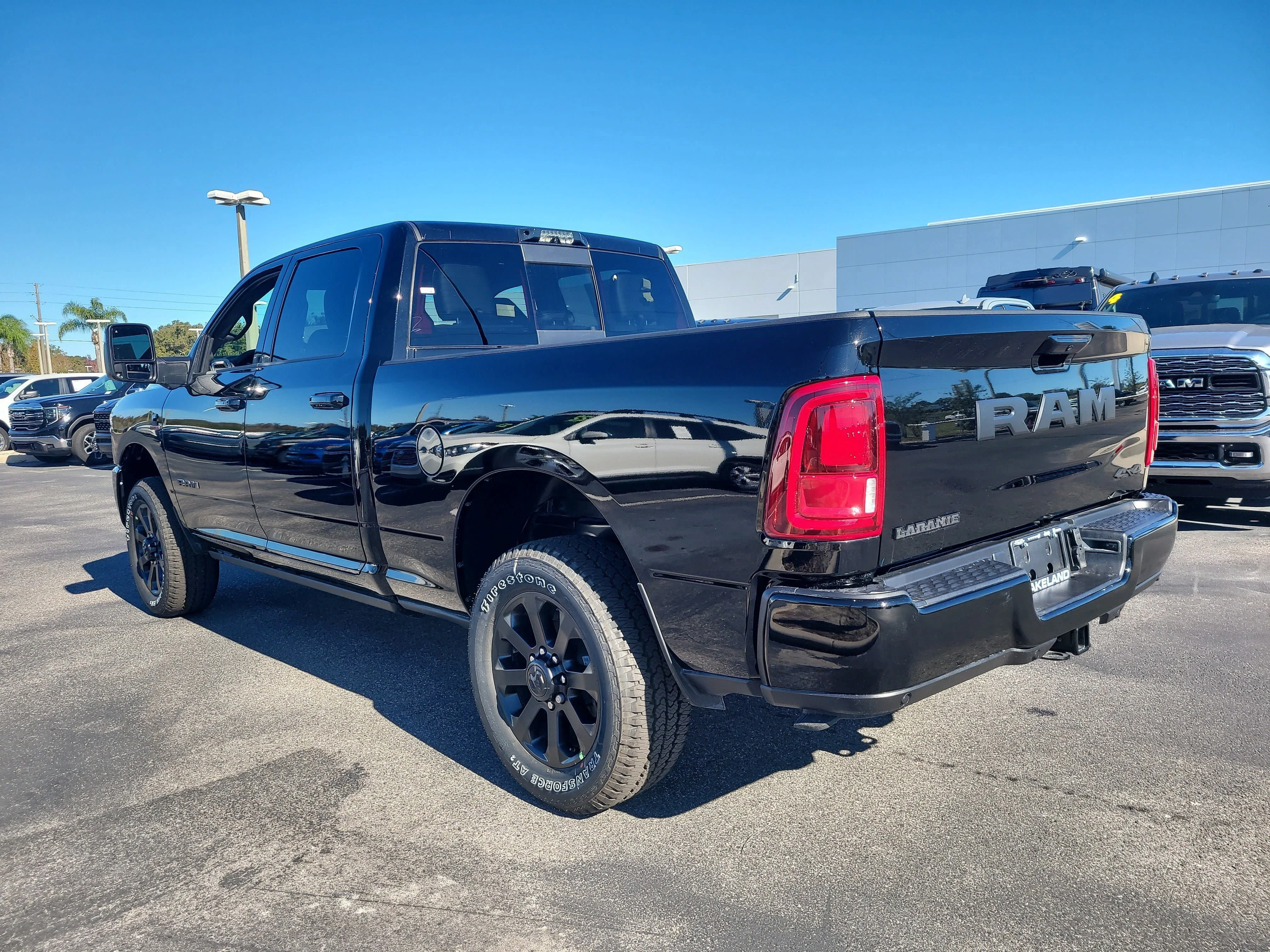 New 2026 Diamond Black Crystal Pearlcoat Ram Laramie image 8
