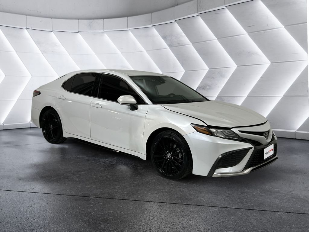 Used 2021 Beige Toyota XSE image 1