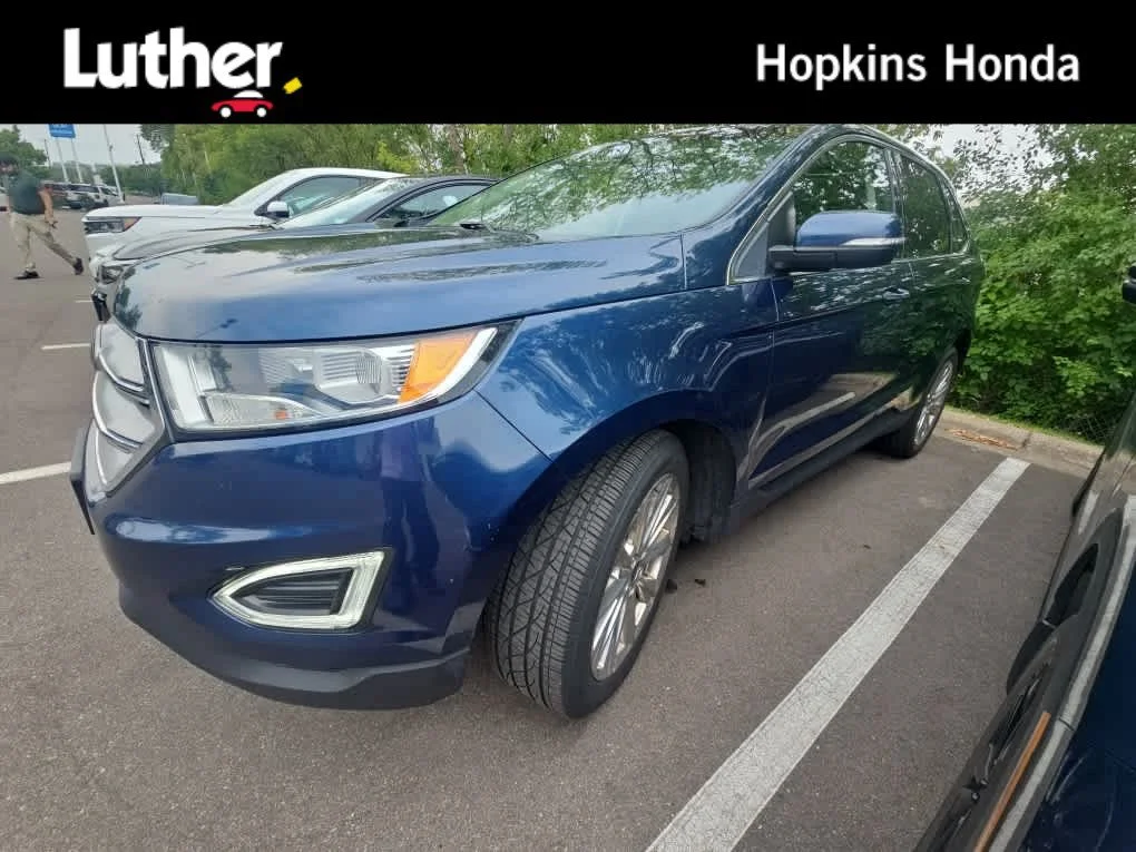 Used 2017 Blue Jeans Metallic Ford Titanium image 1
