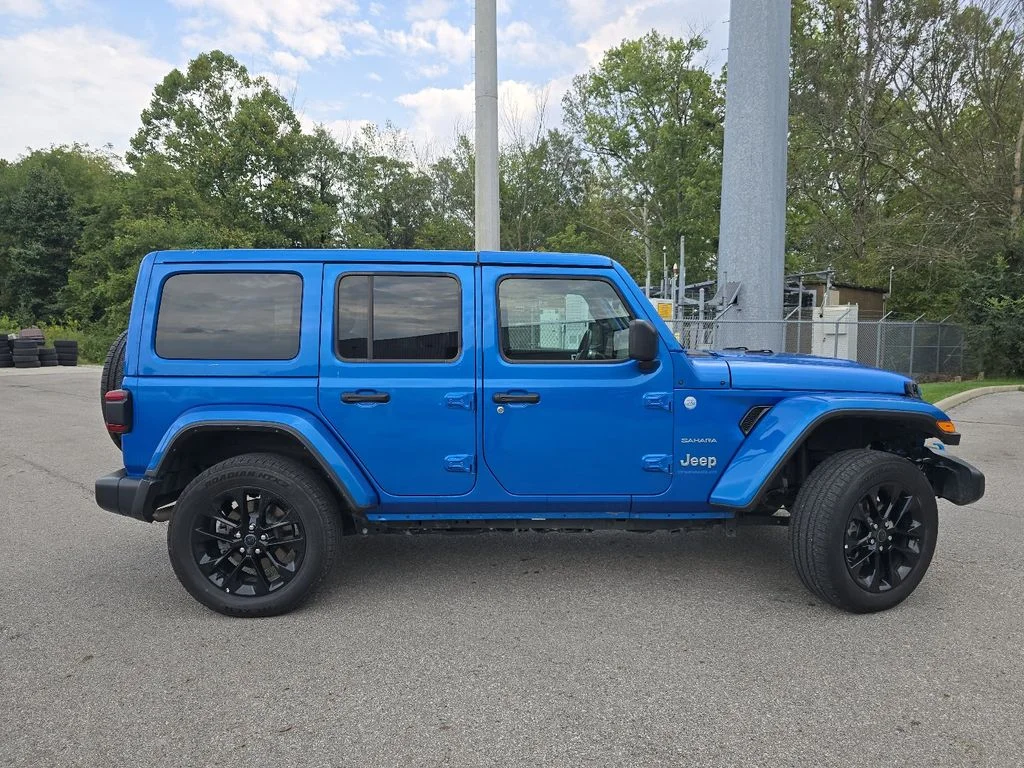 Used 2024 Blue Jeep Sahara 4xe image 16