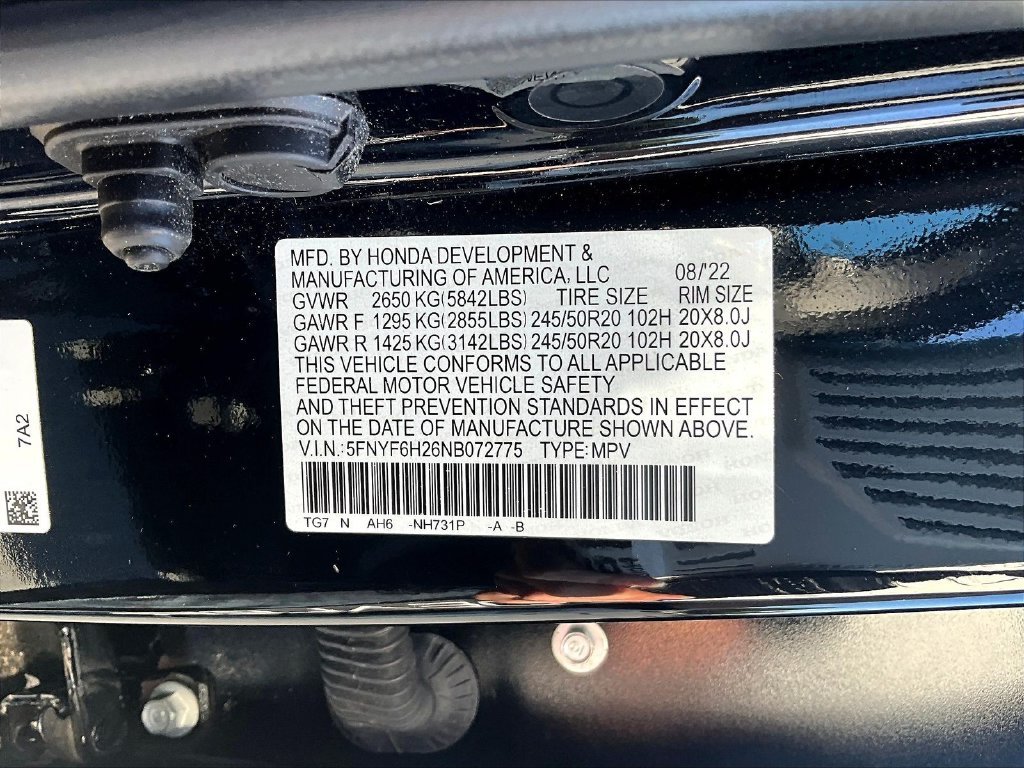 Used 2022 Black Honda Special Edition image 23