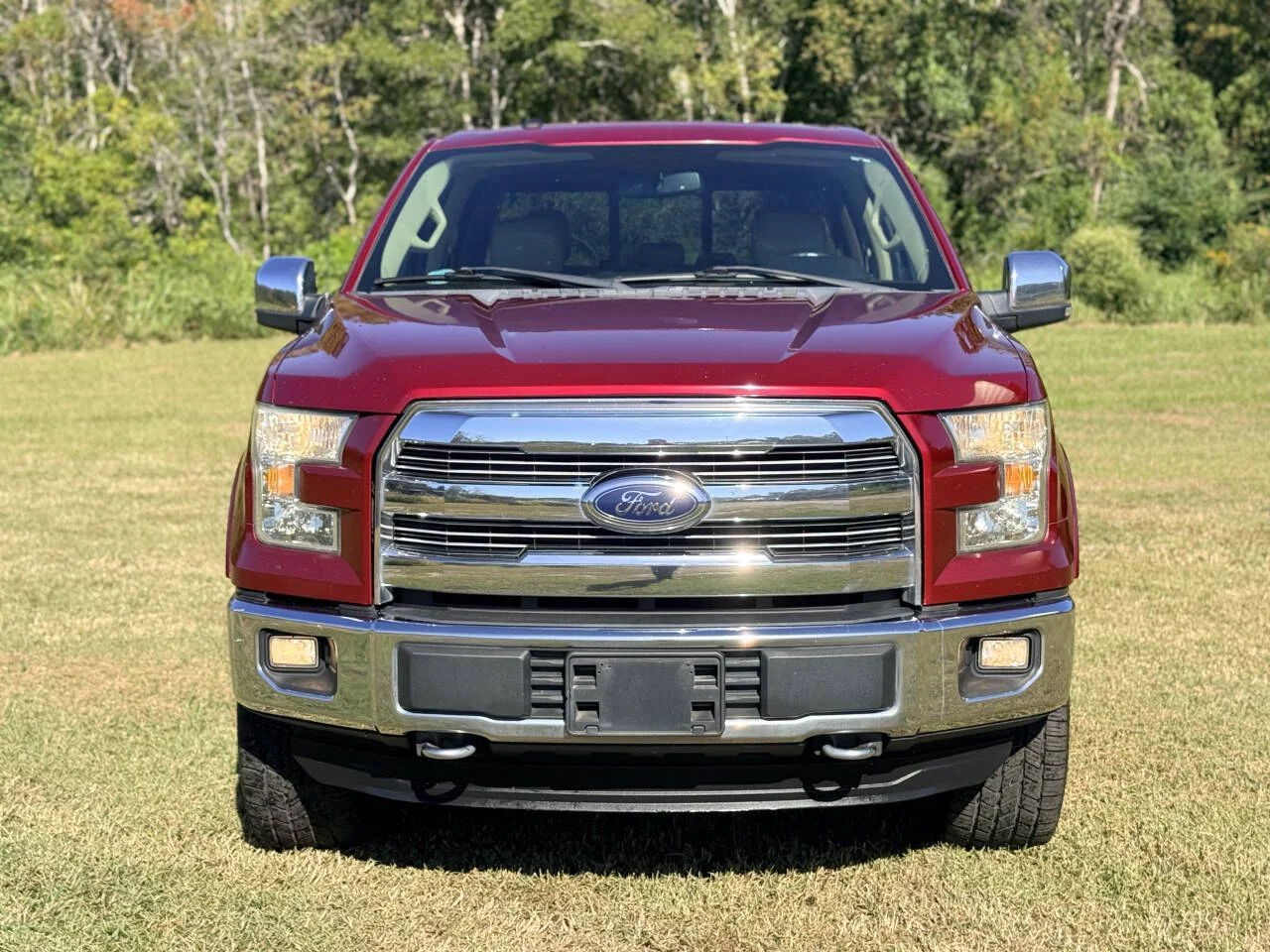 Used 2016 Red Ford Lariat 4x4 4dr SuperCrew 5.5 ft. SB image 8