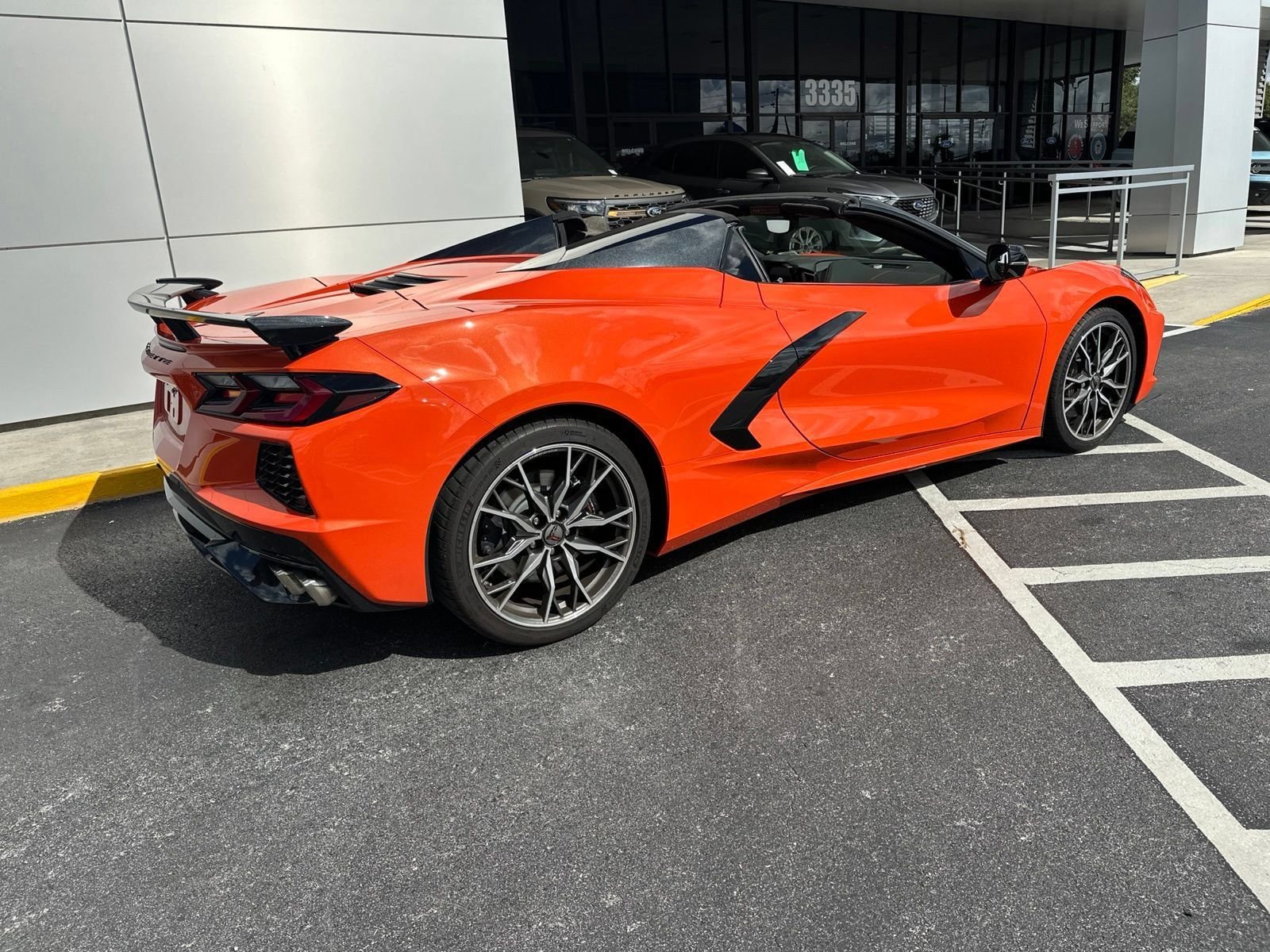 Used 2025 Sebring Orange Tintcoat Chevrolet Stingray image 3