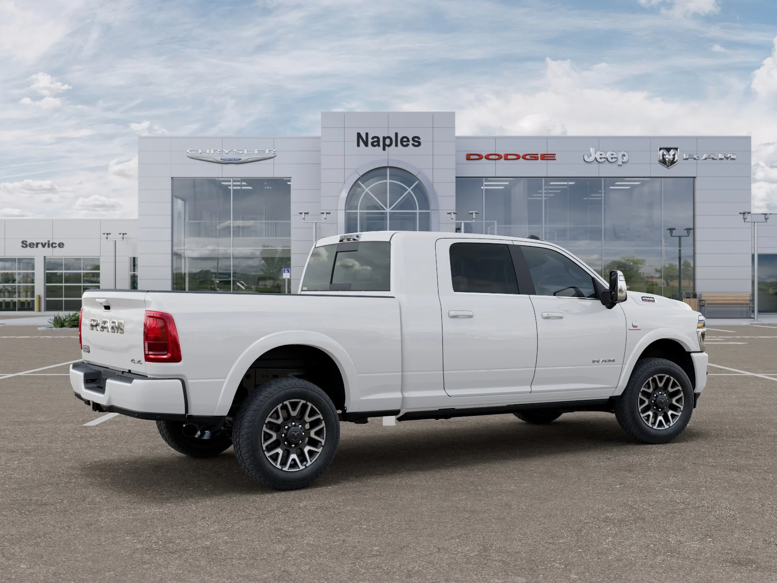 New 2026 Bright White Clear-Coat Exterior Paint RAM Longhorn image 30