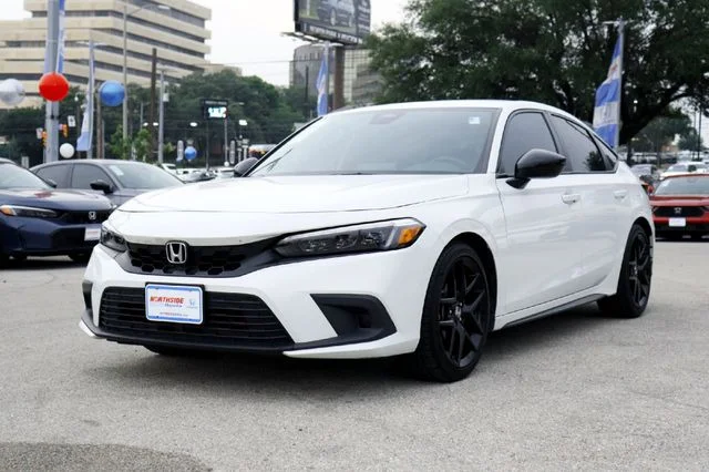Used 2024 Platinum White Pearl Honda Sport image 7