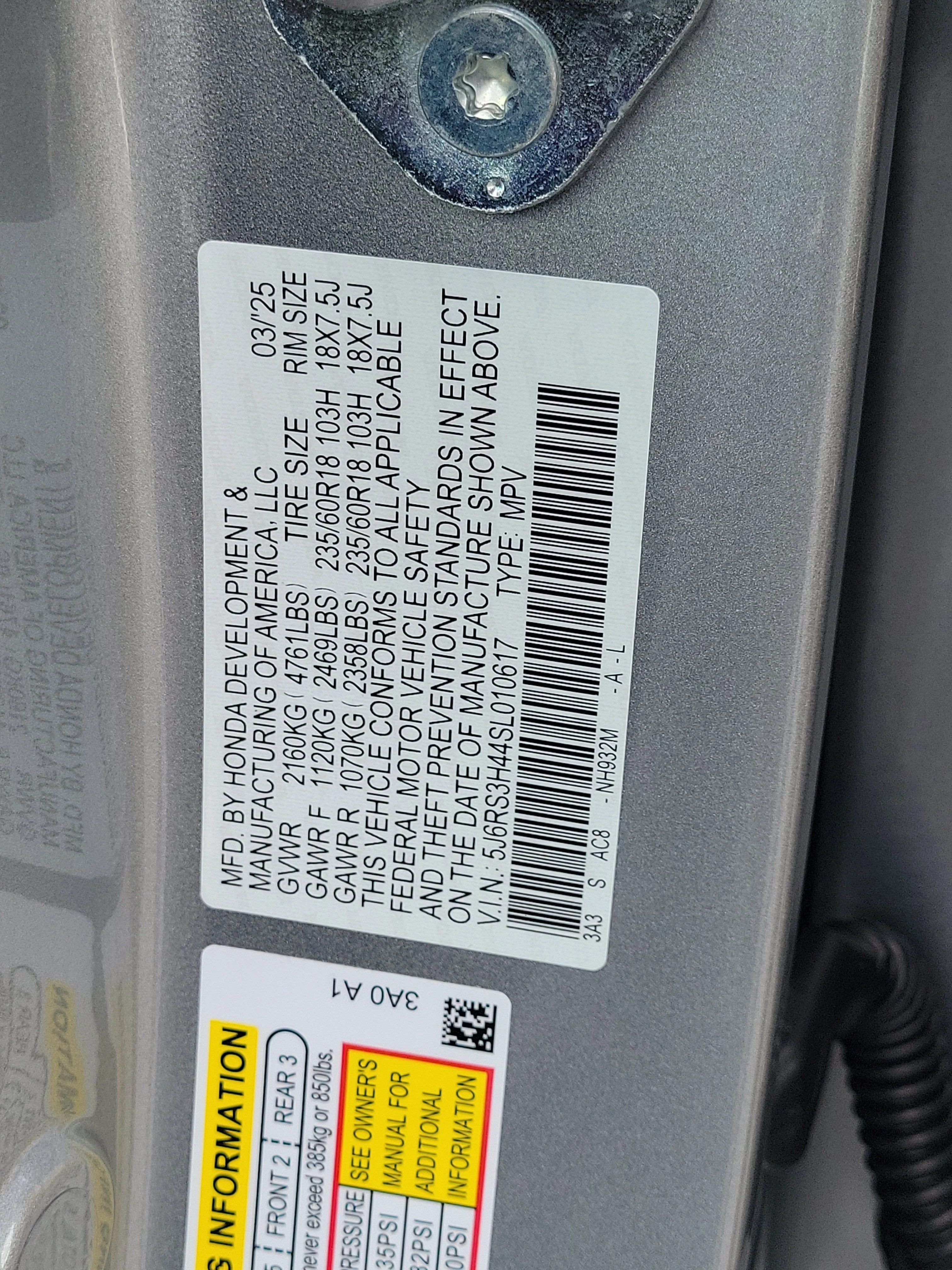2025 Honda CR-V EX - Photo 33