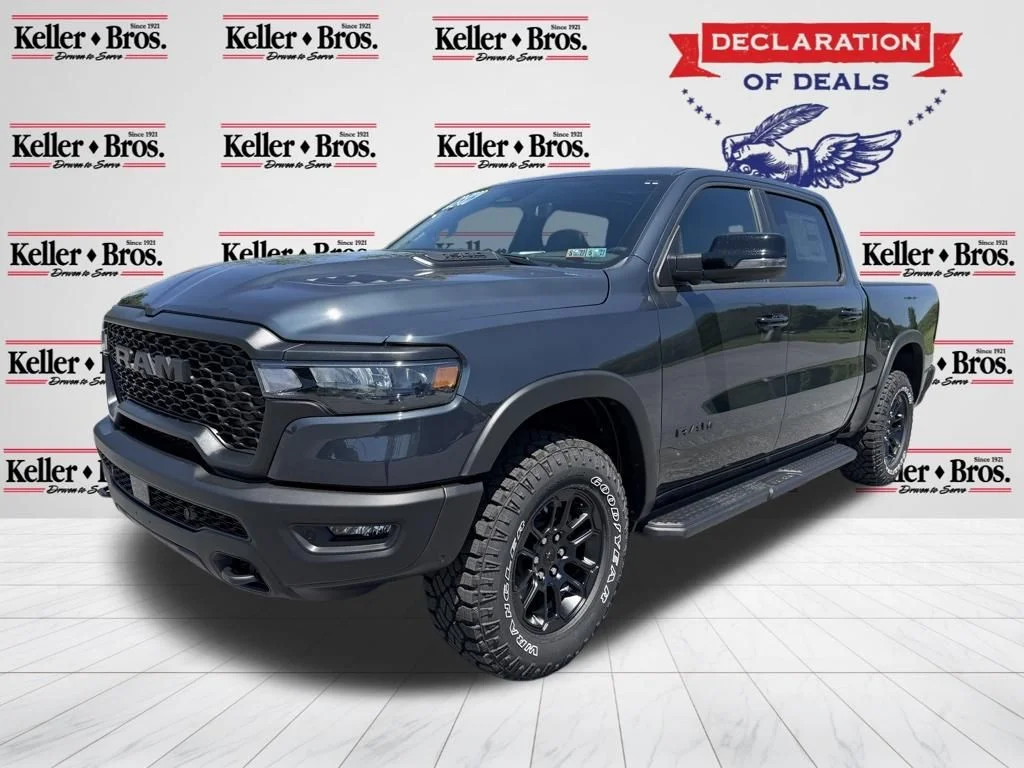 New 2026 Forged Blue Metallic Exterior Paint RAM Rebel image 3
