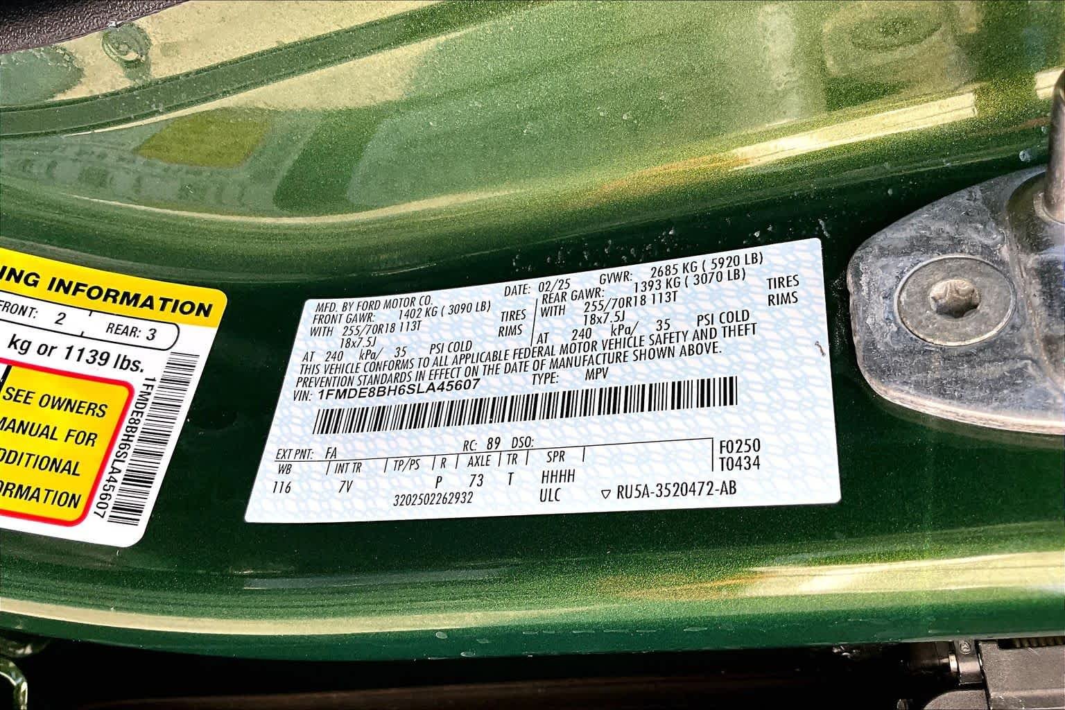 Used 2025 Eruption Green Metallic Ford Outer Banks image 34