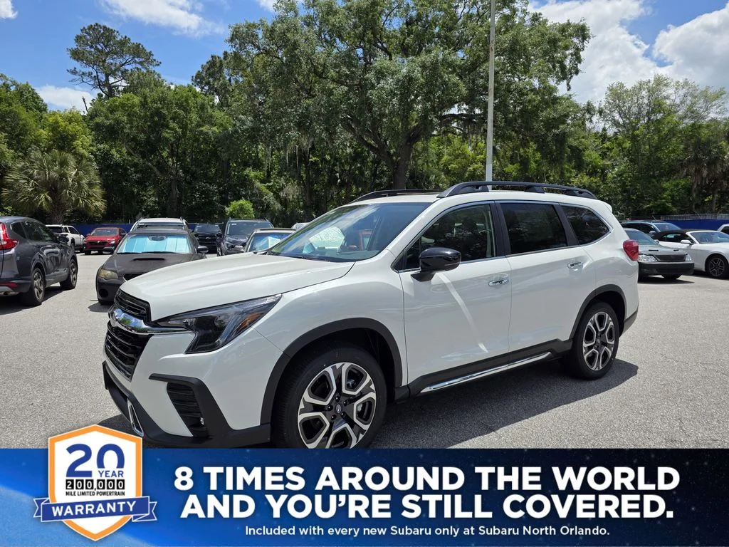 New 2026 CRYSTAL WHITE PEARL Subaru Touring 7-Passenger image 1