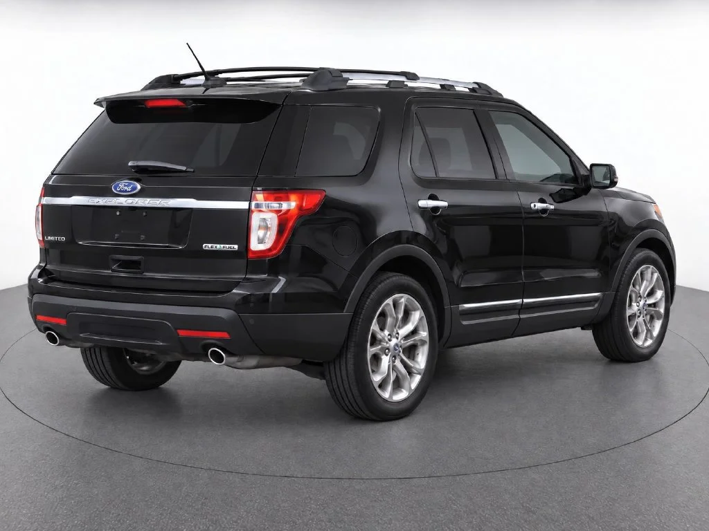 Used 2015 Black Ford Limited image 3