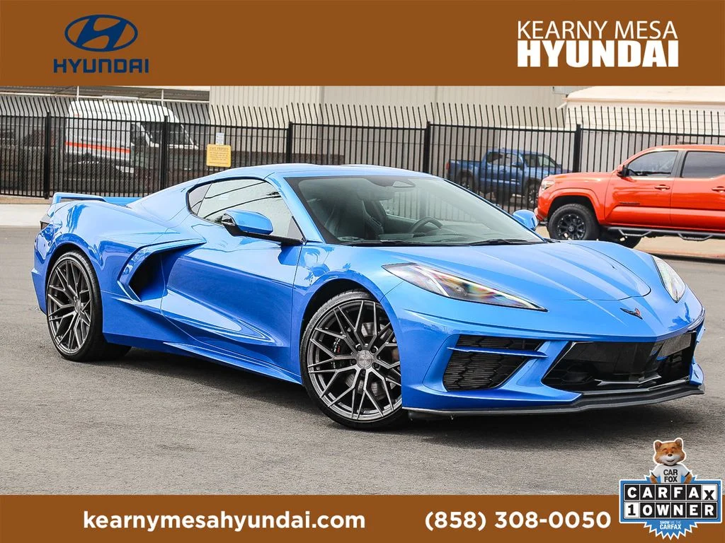 Used 2024 Blue Chevrolet Stingray image 1
