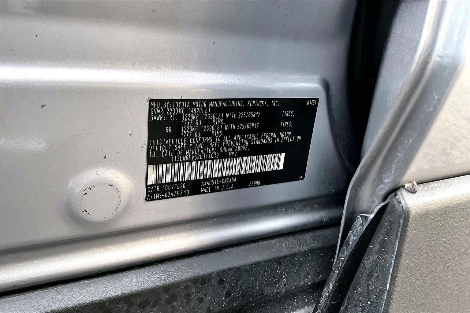 Used 2024 Silver Sky Metallic Toyota Hybrid LE image 34