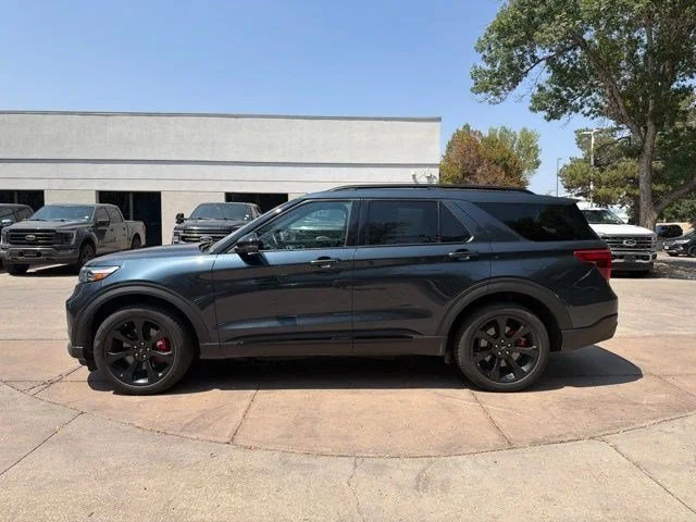 Certified Used 2023 Blue Metallic Ford ST image 2