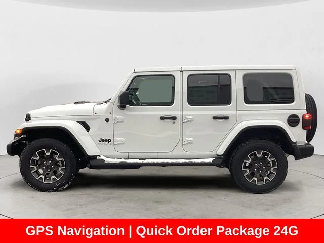 New 2026 Bright White Clearcoat Jeep 4-DOOR SAHARA image 2