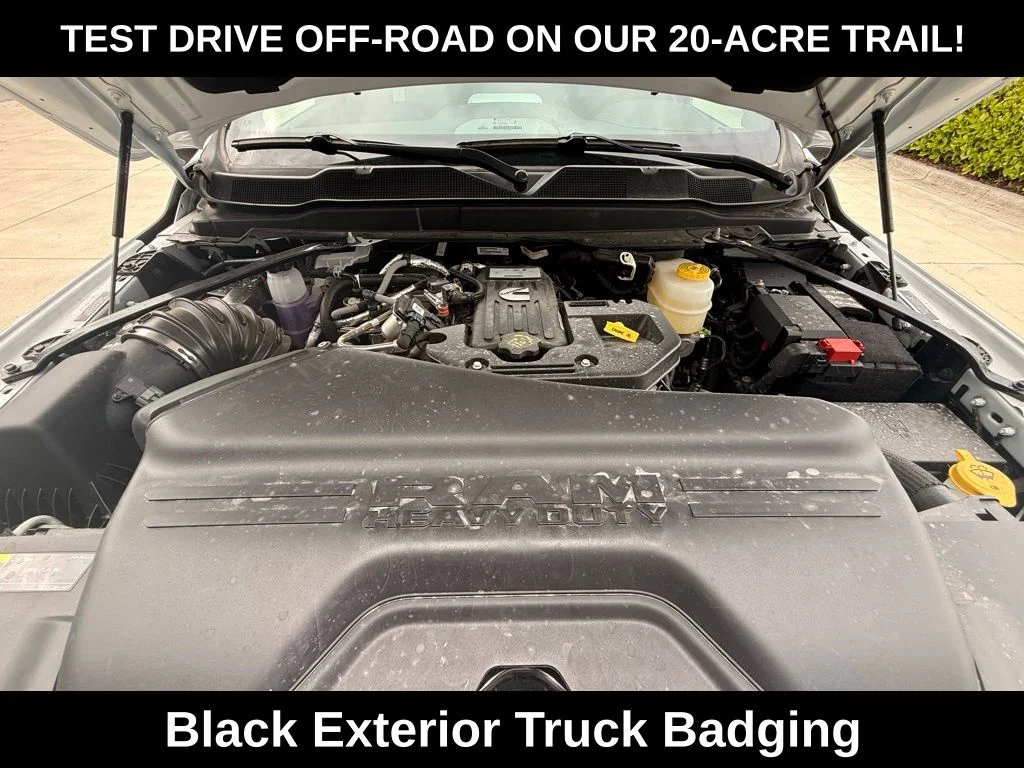 New 2026 Bright White Clear-Coat Exterior Paint RAM Laramie image 35