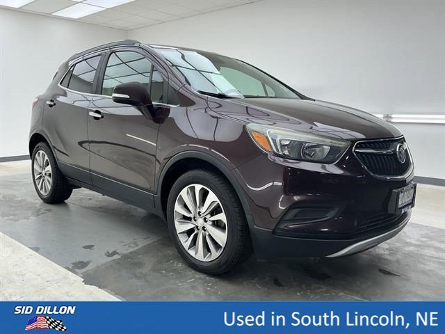 Used 2017 Black Cherry Metallic Buick Preferred image 3
