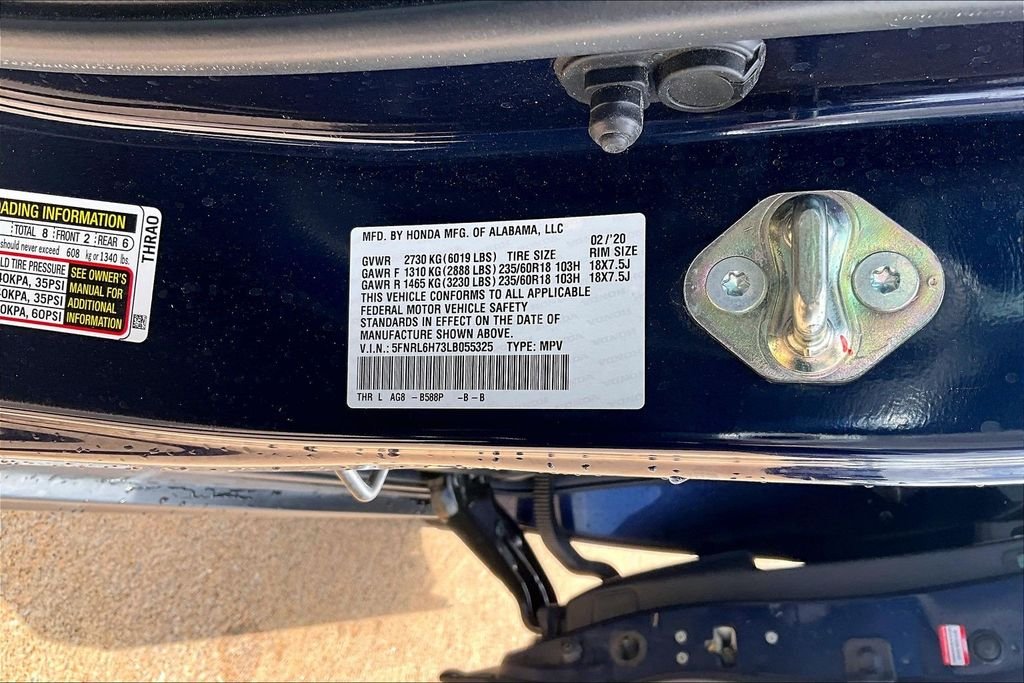 Used 2020 Blue Honda EX-L image 29