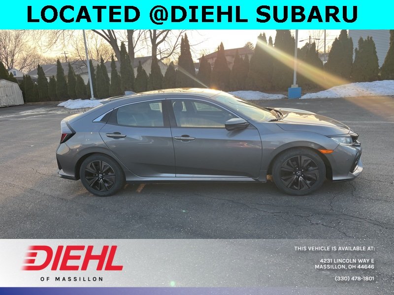 Used 2018 Honda Civic Hatchback EX with VIN SHHFK7H50JU232922 for sale in Massillon, OH
