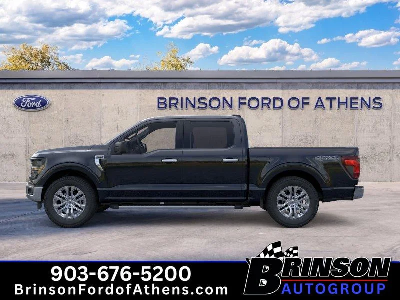 New 2026 Agate Black Metallic Ford XLT image 3
