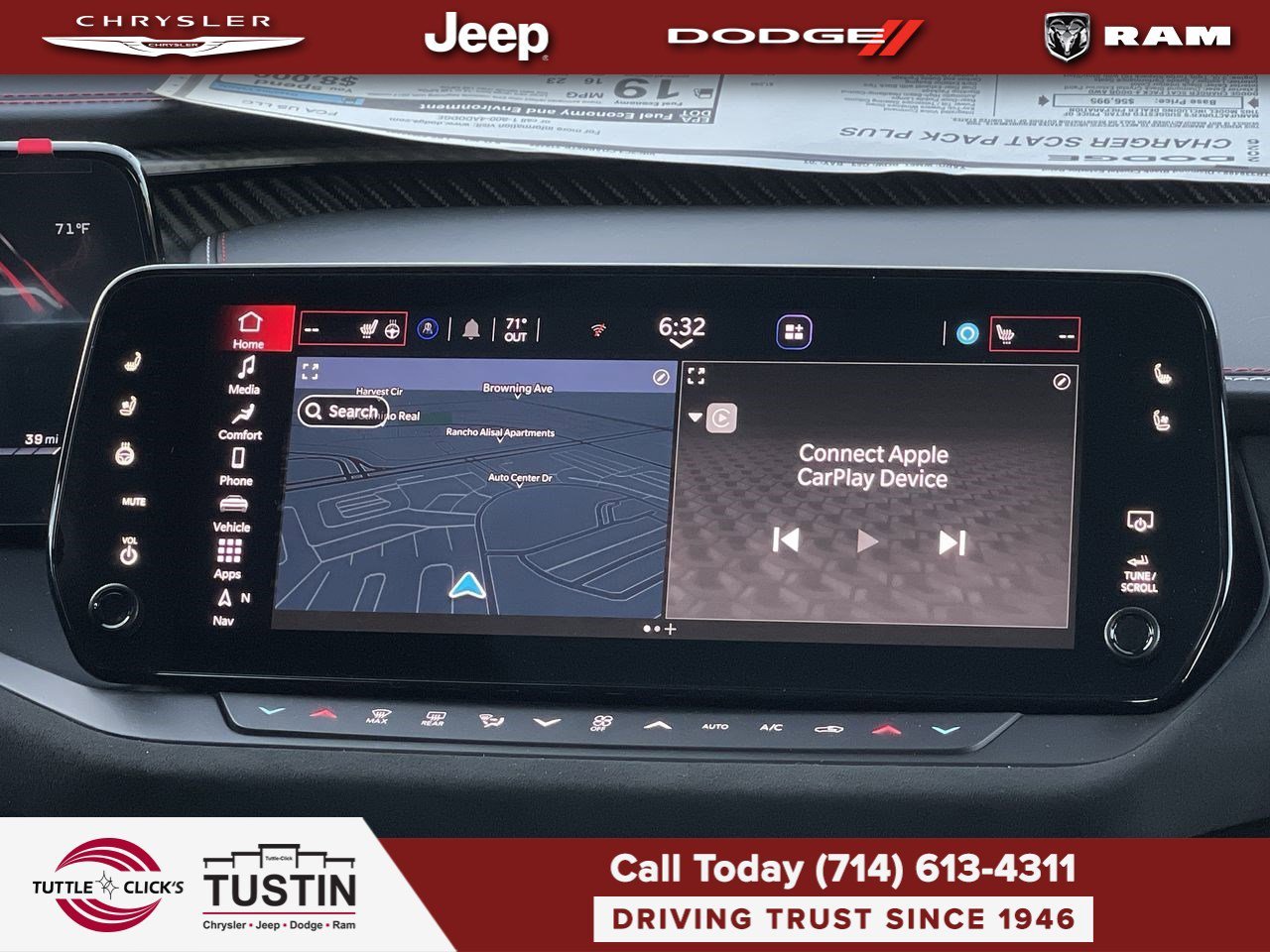 New 2026 Diamond Black Crystal Pearlcoat Dodge Scat Pack Plus image 14