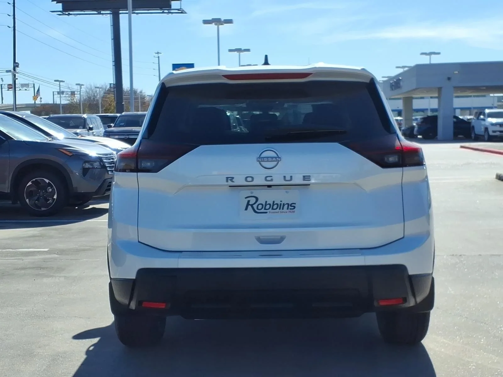2026 Nissan Rogue SV White at Robbins Nissan