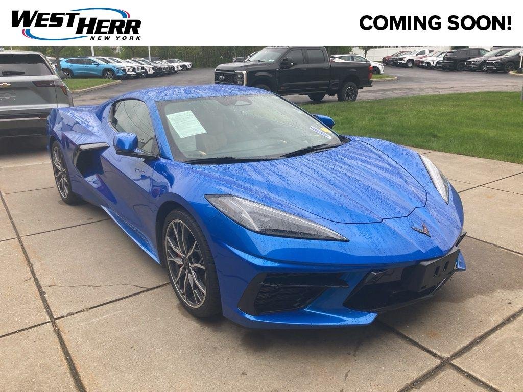Used 2024 Riptide Blue Chevrolet Stingray image 1