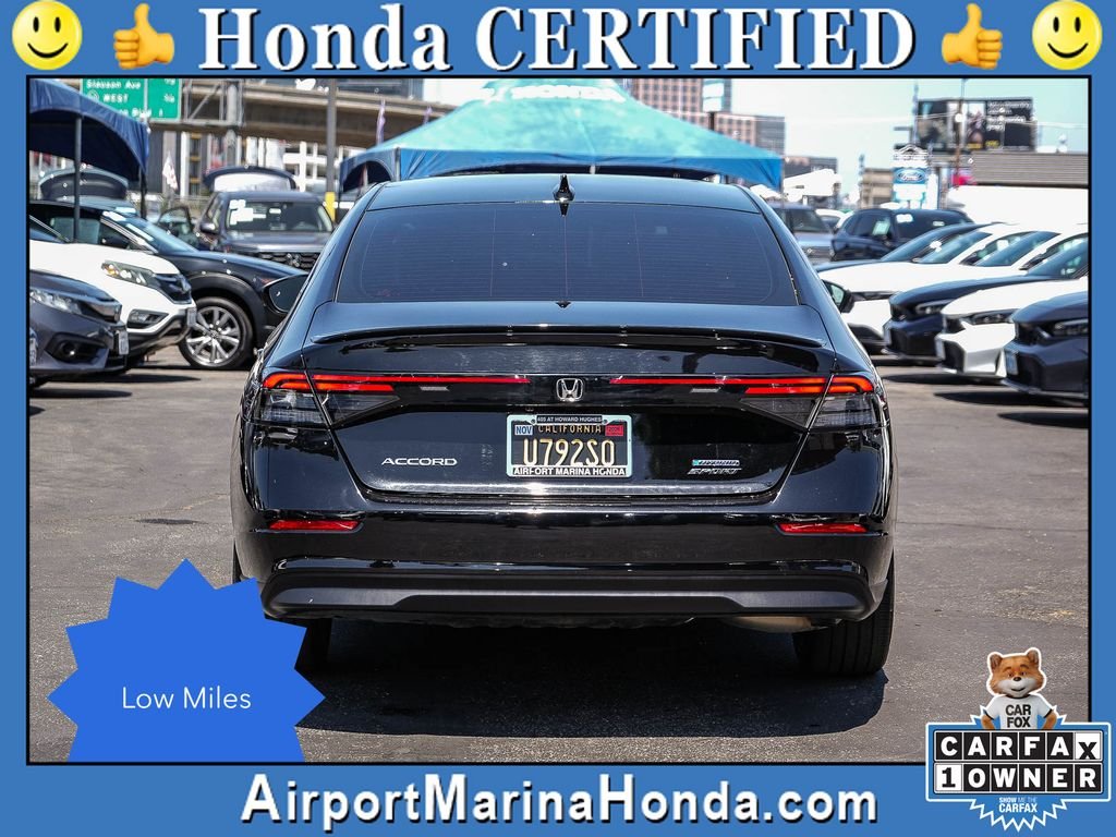 Certified Used 2024 Crystal Black Pearl Honda HYBRID SPORT image 20