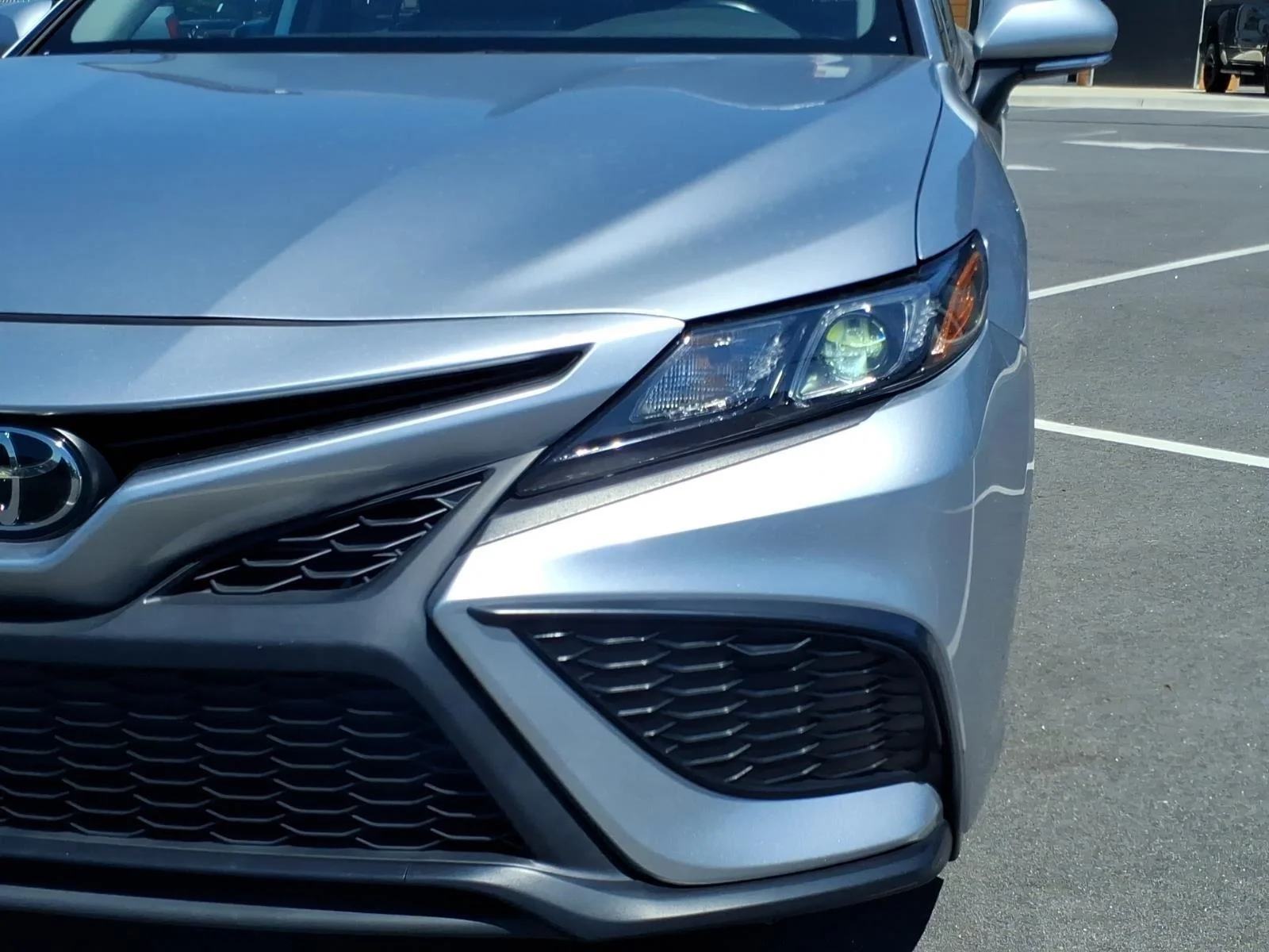 Used 2024 Celestial Silver Metallic Toyota SE image 12