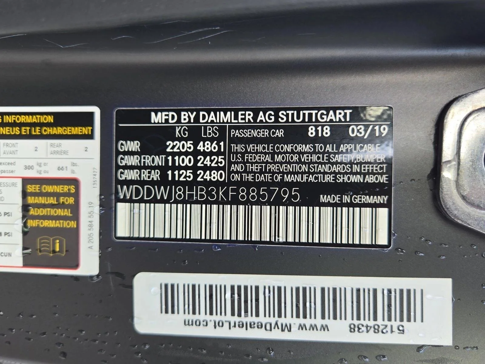 Used 2019 Designo Graphite Grey Magno Mercedes-Benz AMG® C 63 S image 16