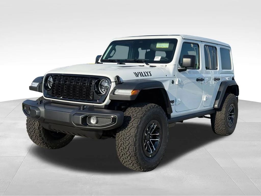 New 2026 Bright White Clear-Coat Exterior Paint Jeep Willys image 1