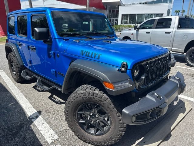 Certified Used 2025 Blue Pearl Jeep Willys image 2