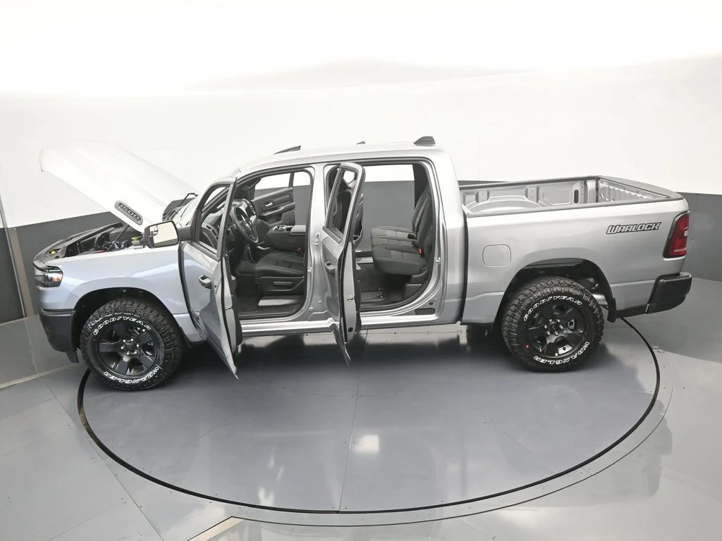 New 2026 Billet Silver Metallic Clear-Coat Exterior Paint RAM Warlock image 63