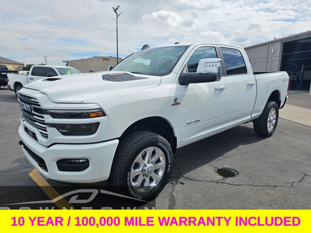 New 2026 Bright White Clear-Coat Exterior Paint RAM Laramie image 7