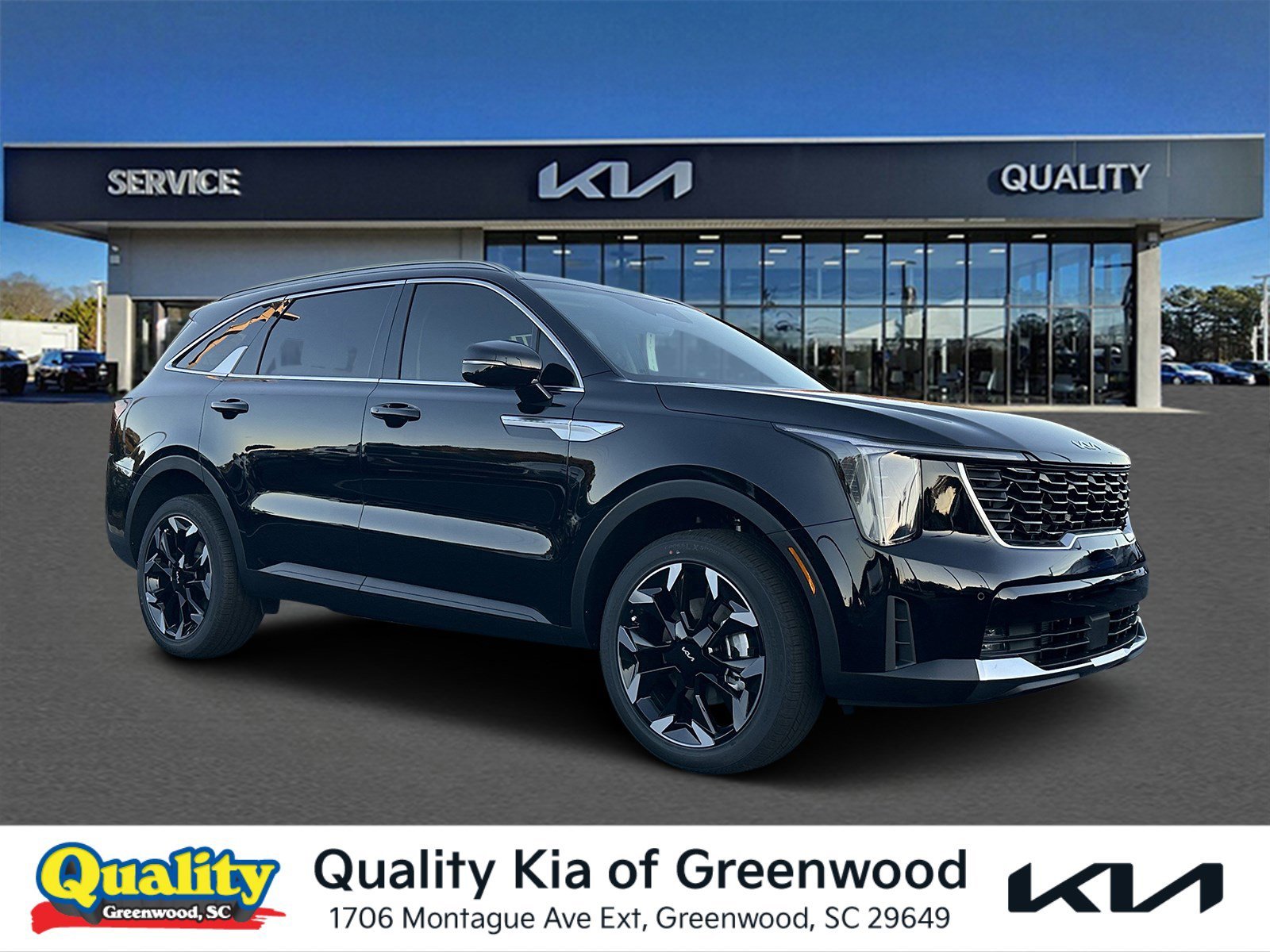 New 2026 Ebony Black Kia EX image 1