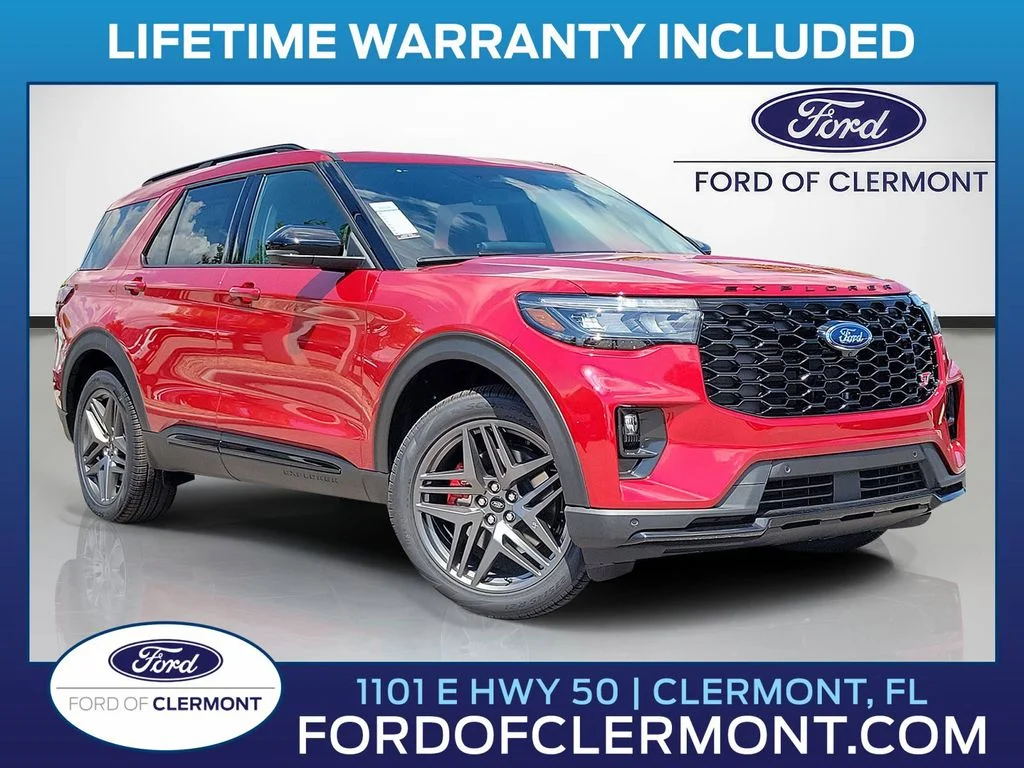 New 2026 Rapid Red Metallic Tinted Clearcoat Ford ST image 1