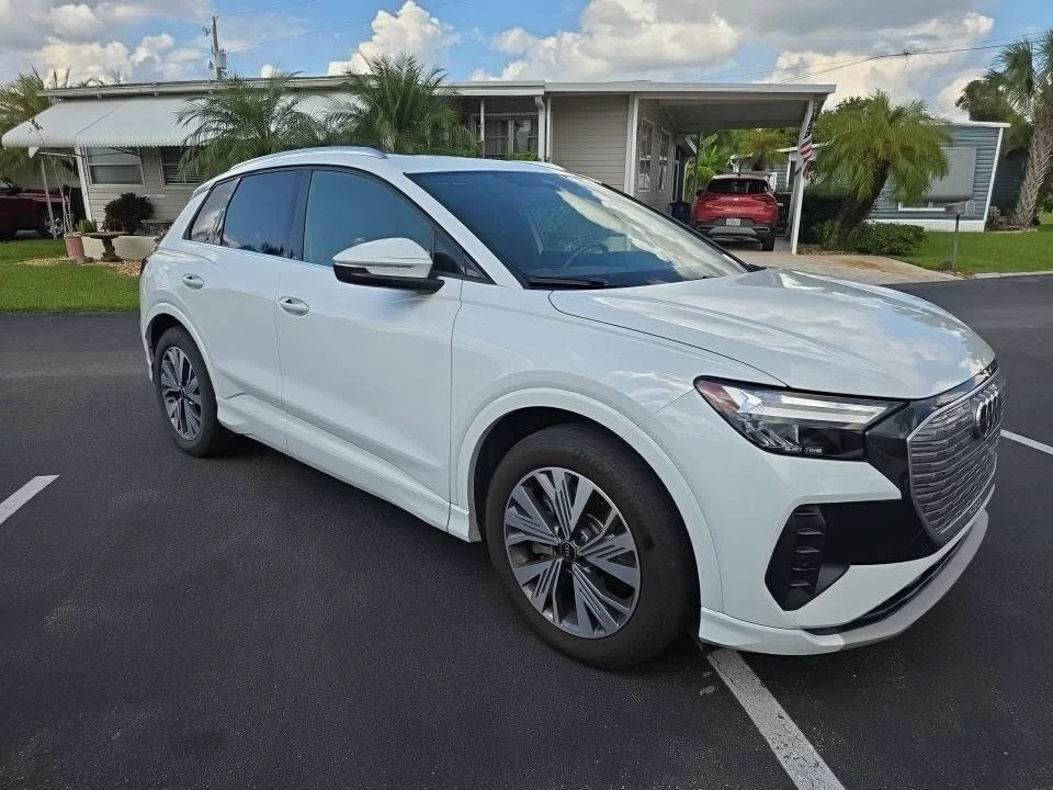 Certified Used 2024 White Audi Premium image 1