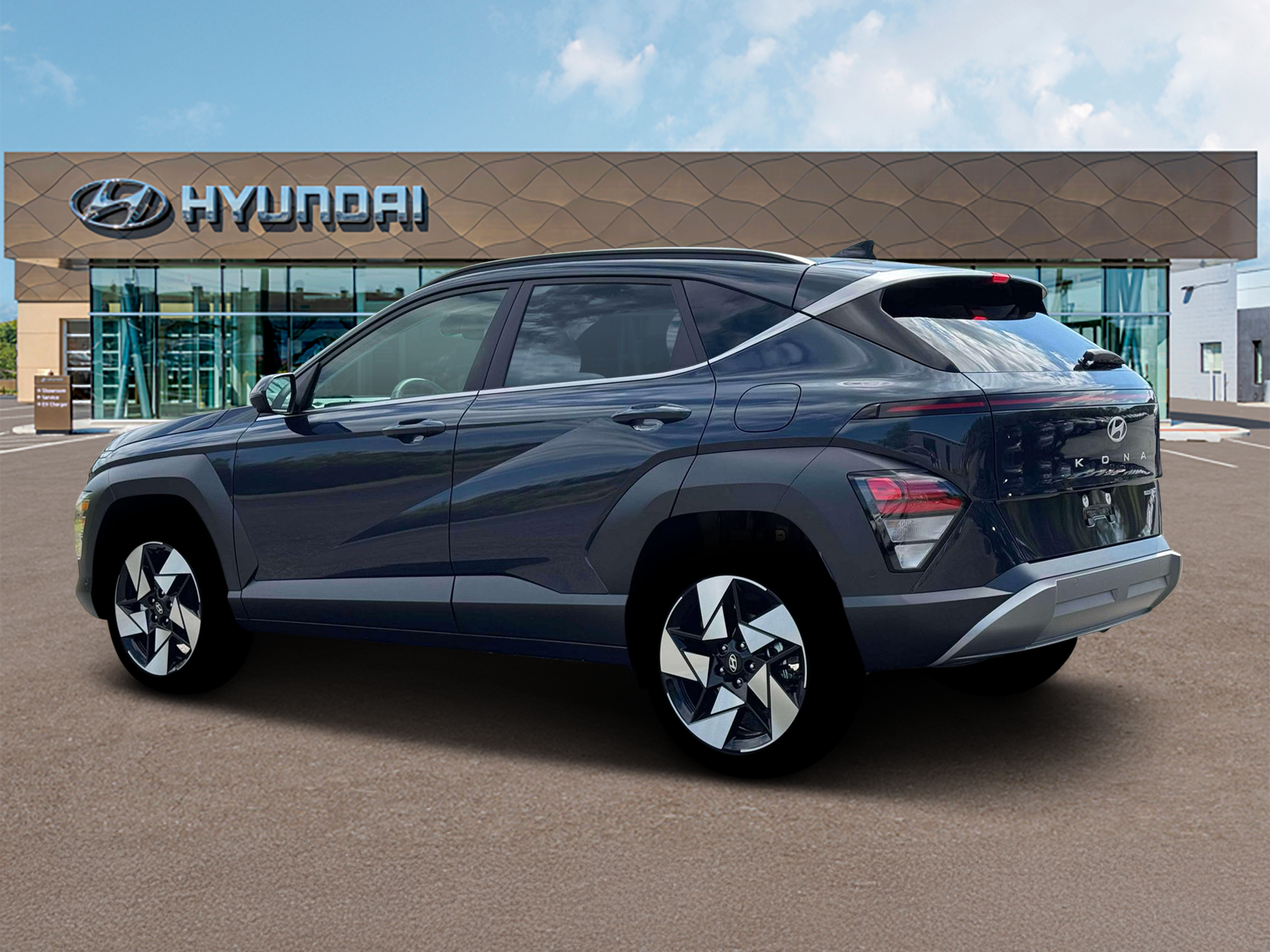 New 2026 Blue Hyundai Limited AWD image 4