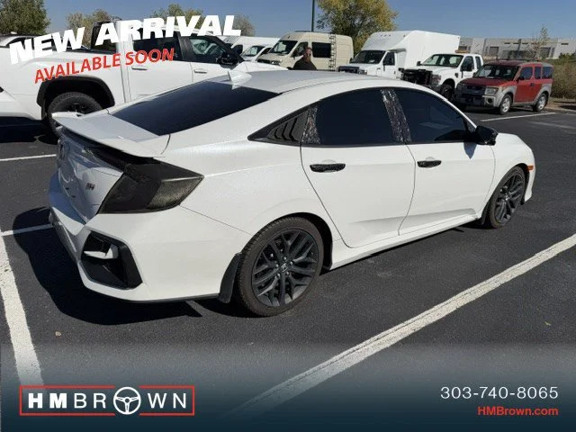 Used 2020 Platinum White Pearl Honda Si image 4