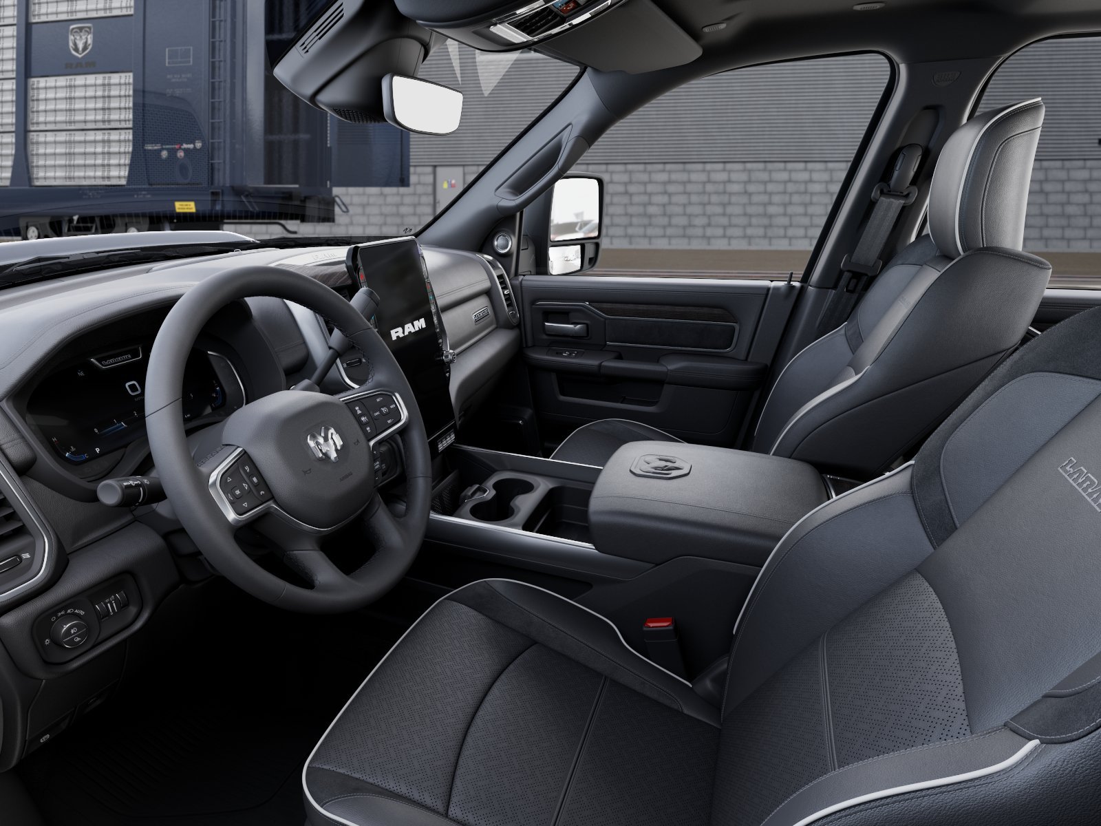 New 2026 Diamond Black Crystal Pearl-Coat Exterior Paint RAM LARAMIE image 22