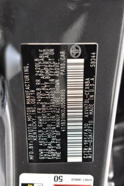 Certified Used 2018 Gray Toyota LE image 25