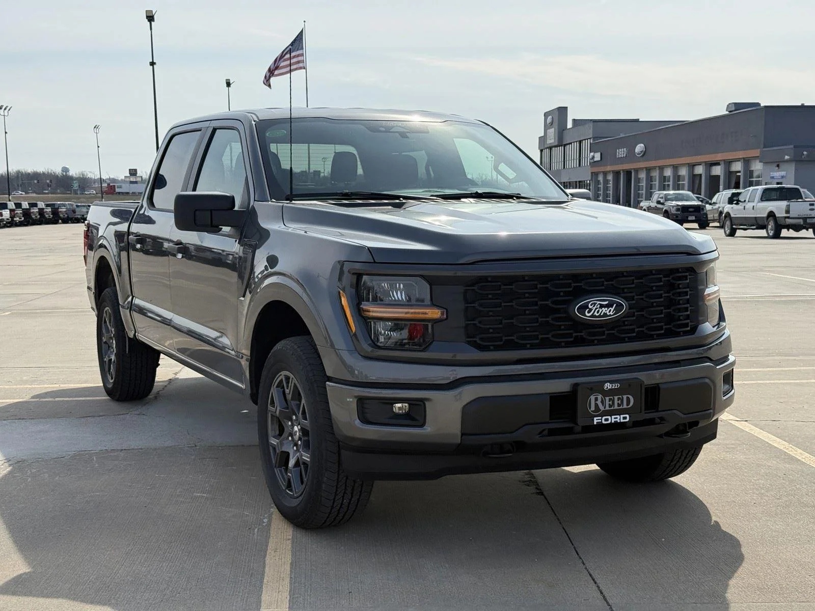 New 2026 Carbonized Gray Ford STX image 2