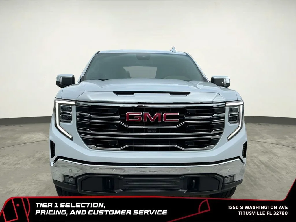New 2026 Glacier White Tricoat GMC SLT image 13