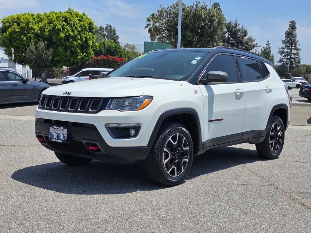 Certified Used 2020 White Jeep Trailhawk image 10