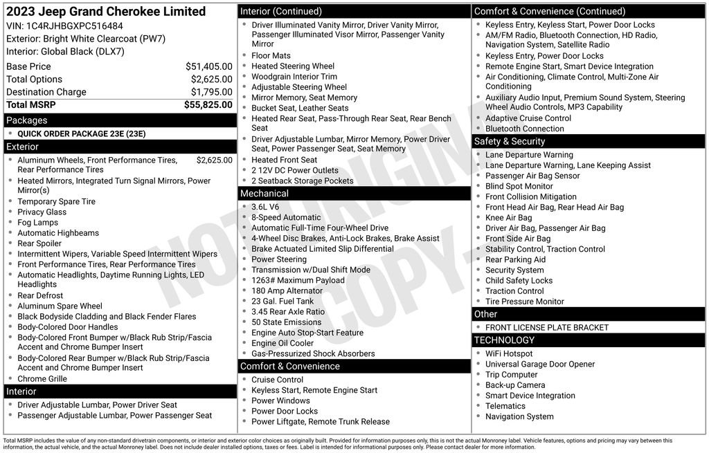 Used 2023 White Jeep Limited image 30